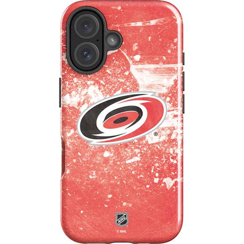 NHL Carolina Hurricanes Frozen iPhone 16 Plus Impact Case
